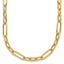 14K Polished Fancy Link Necklace