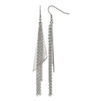 Stainless Steel Polished Drop Dangle Earrings for Women