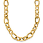 14K Polished Fancy Link Necklace