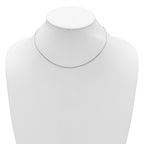 Diamond-Cut Spiga Adjustable Chain in Sterling Silver