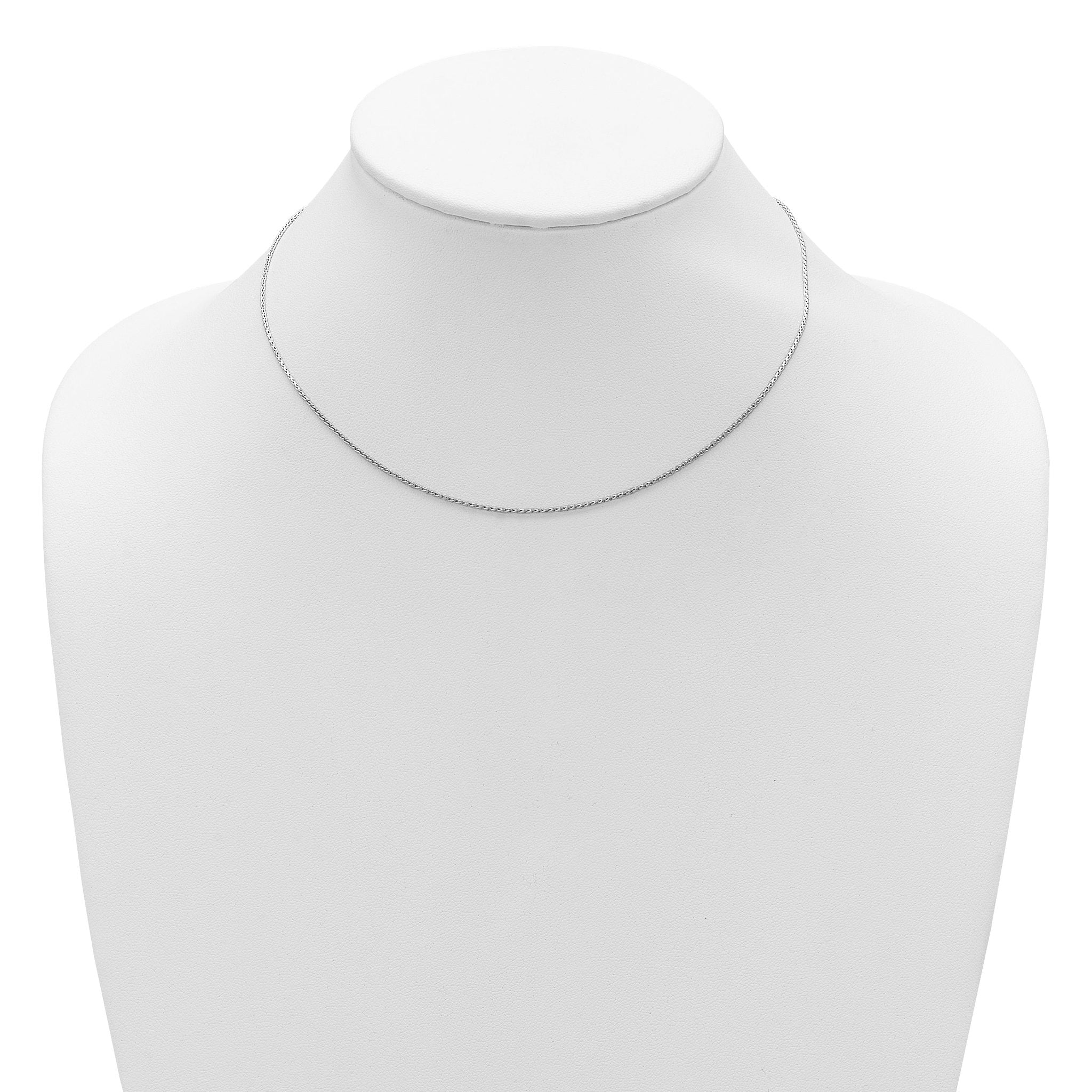 Diamond-Cut Spiga Adjustable Chain in Sterling Silver