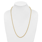 Diamond-Cut Rope Chain in 14K Yellow Gold