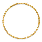 10k 2.50mm Twisted Slip-on Bangle