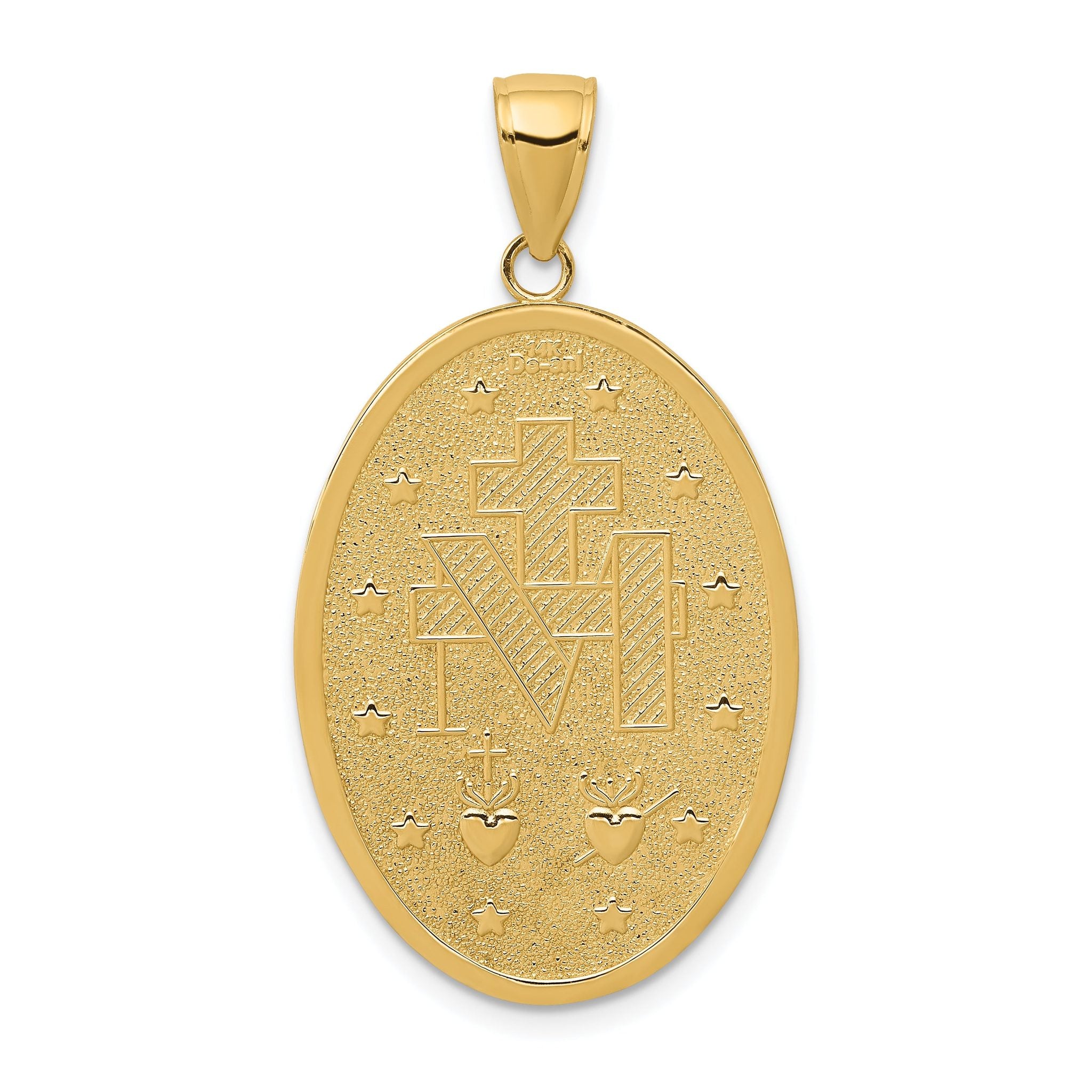 14K Miraculous Medal Pendant