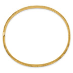 14k 3/16 Florentine Engraved Hinged Bangle Bracelet