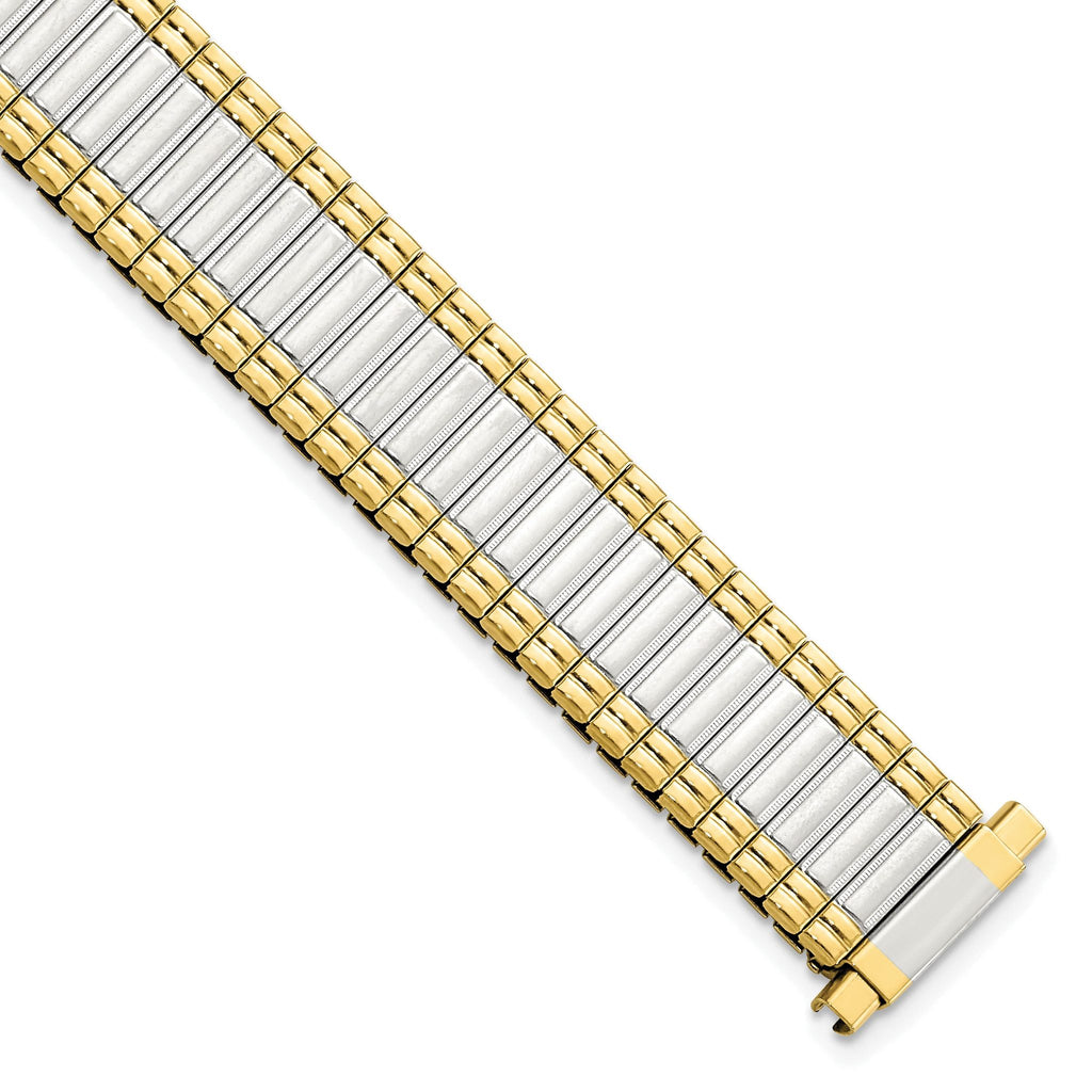 Two-Tone Expansion Watch Band in Stainless Steel