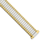 Two-Tone Expansion Watch Band in Stainless Steel