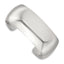 Sterling Silver Polished 25mm Domed Cuff Bangle
