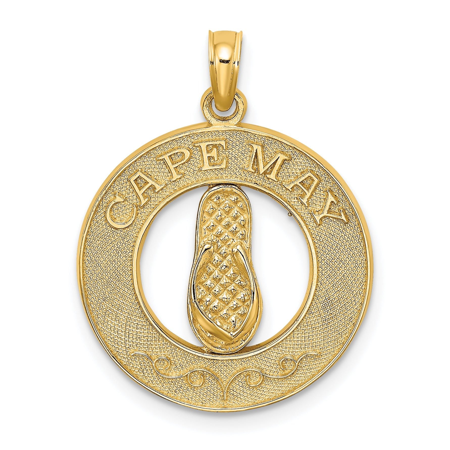 14K CAPE MAY w/ Flip-Flop Charm Main image