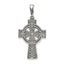 Sterling Silver 925 Antiqued Celtic Cross Pendant Vintage Charm