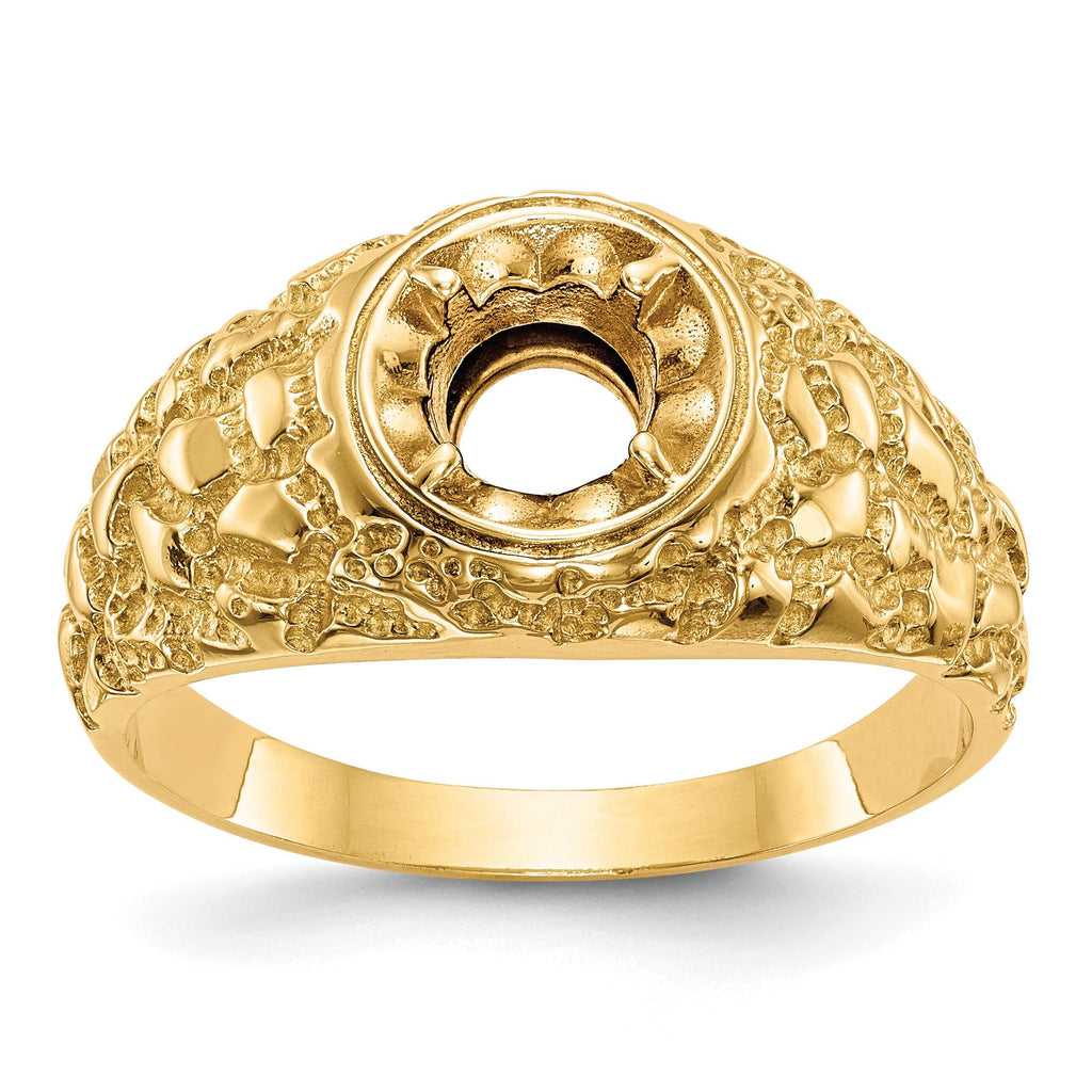 14k 7/8 carat Lab Grown Diamond VS/SI+ G+ Complete Men's Ring