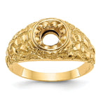 14k 7/8 carat Lab Grown Diamond VS/SI+ G+ Complete Men's Ring