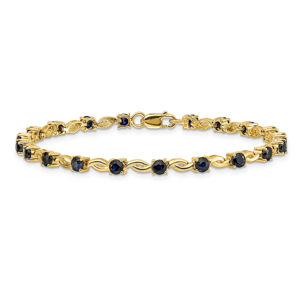 14k Sapphire Bracelet