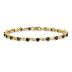 14k Sapphire Bracelet