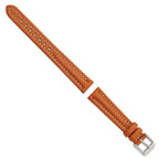 Saddle Brown Oil-Tanned Leather Watch Band, 24mm
