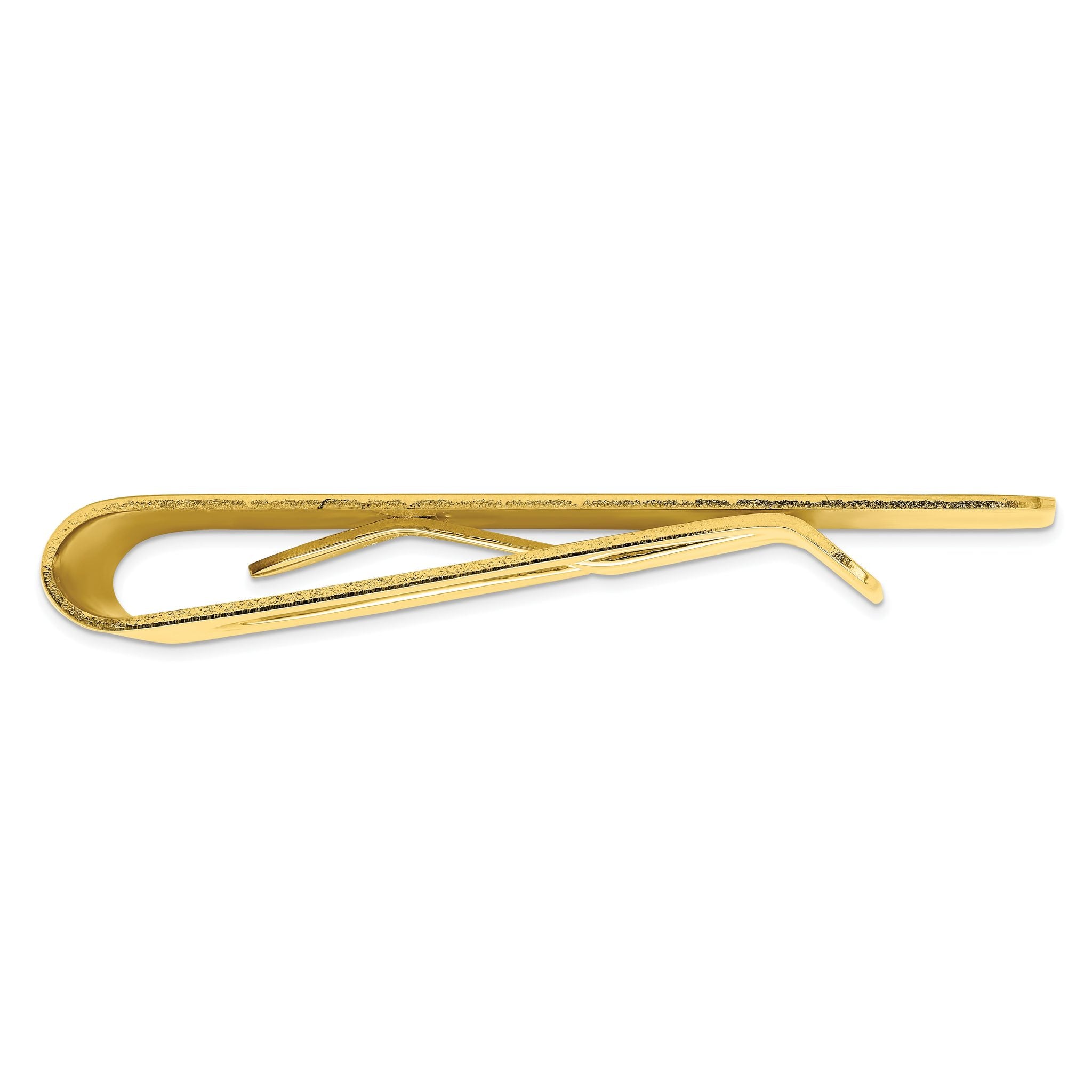 Gold-plated Kelly Waters with Engraveable Area Money Clip Secondary image