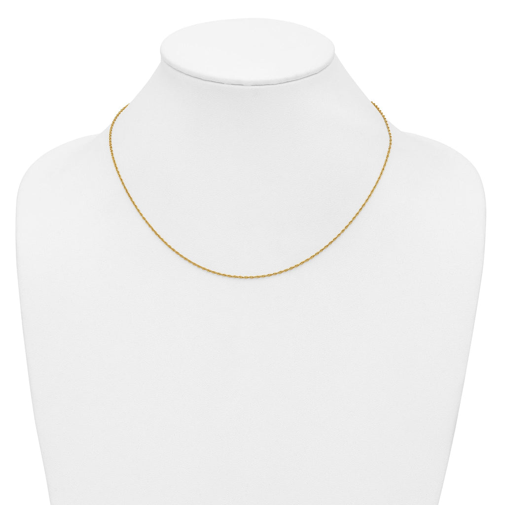 Rope Chain Necklace in 14/20 Gold Filled, 1.2mm