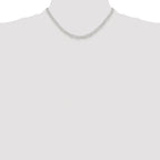 Paperclip Chain Necklace in Sterling Silver, 4.5mm