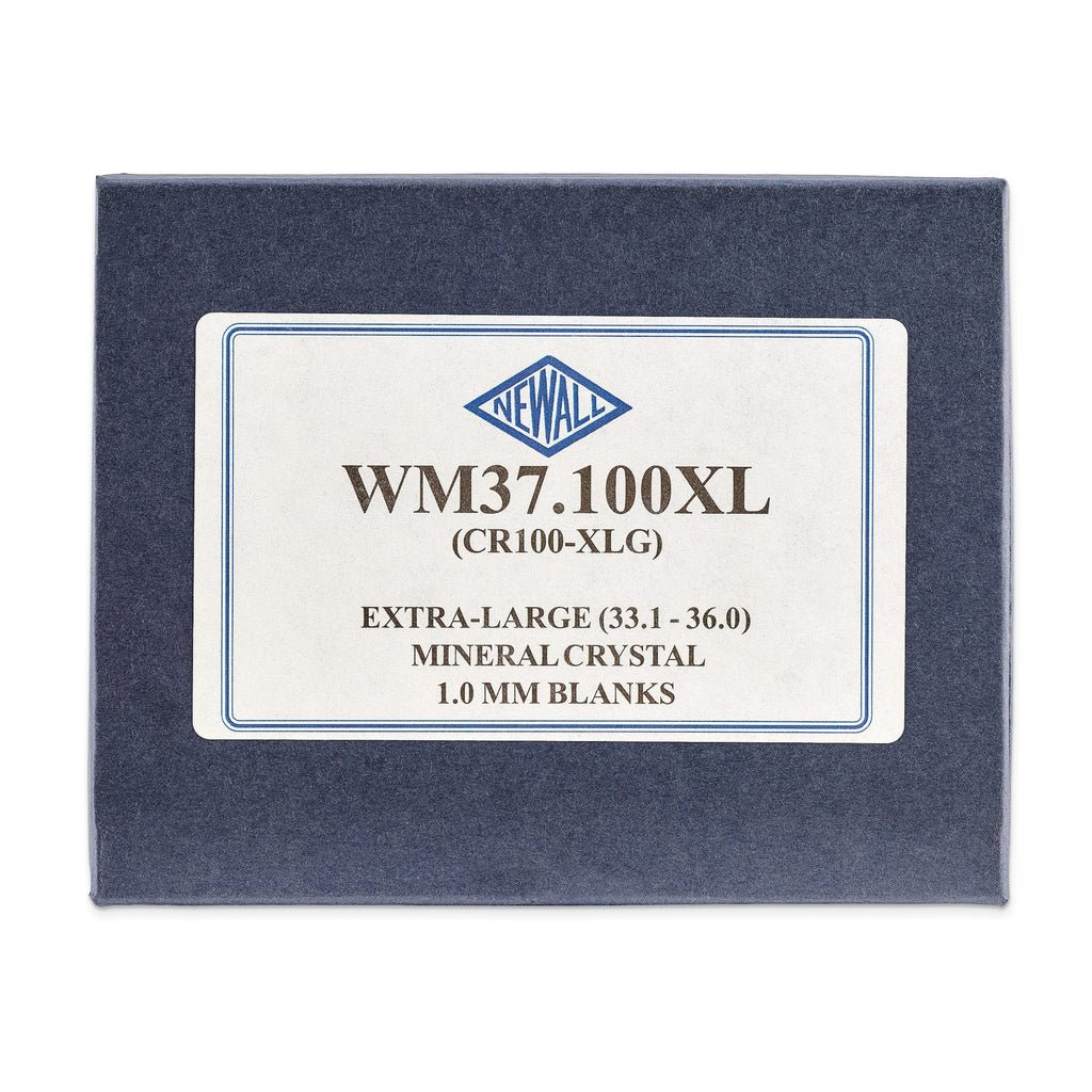 60-piece 1.00mm Extra-Wide Flat Mineral Crystal Assortment
