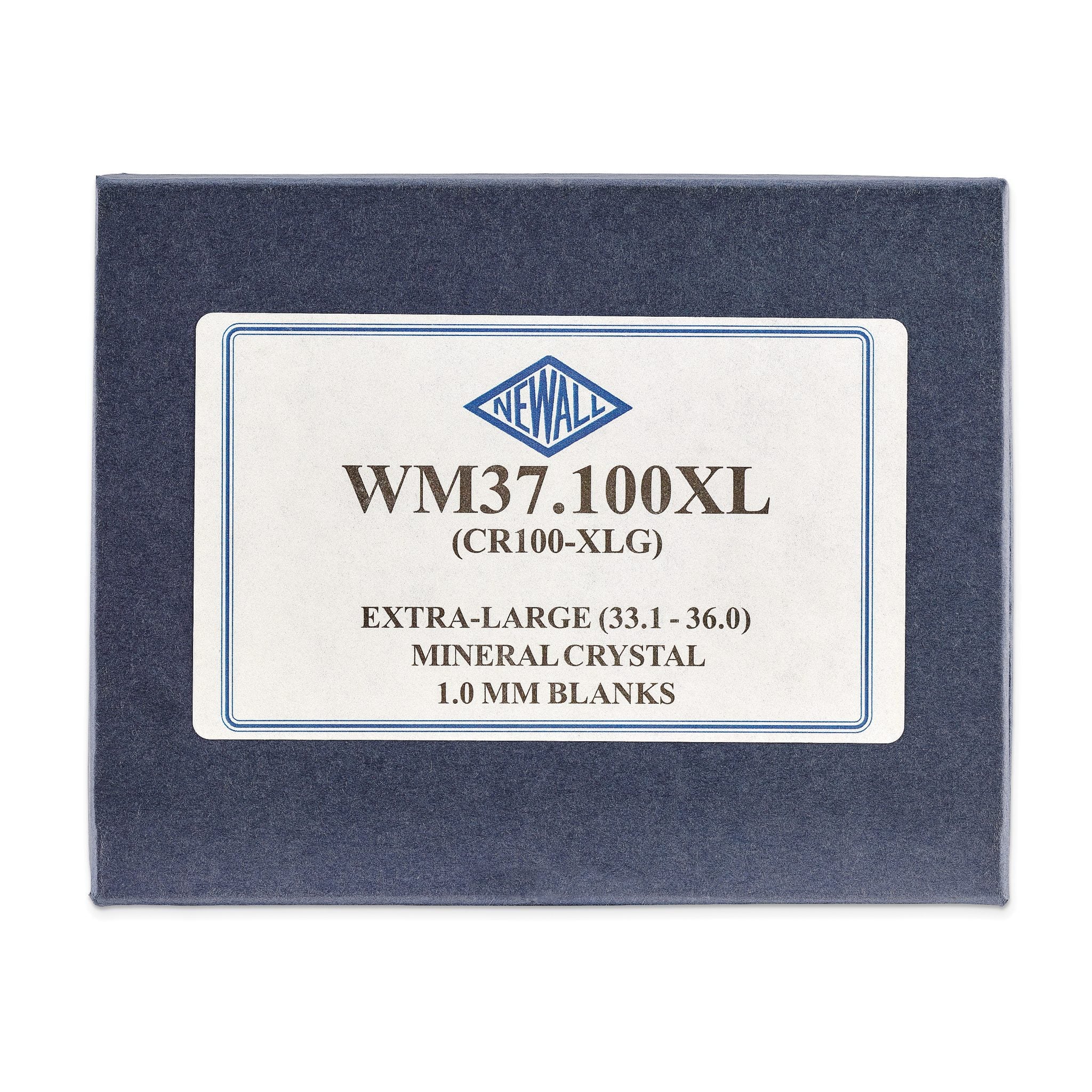 60-piece 1.00mm Extra-Wide Flat Mineral Crystal Assortment