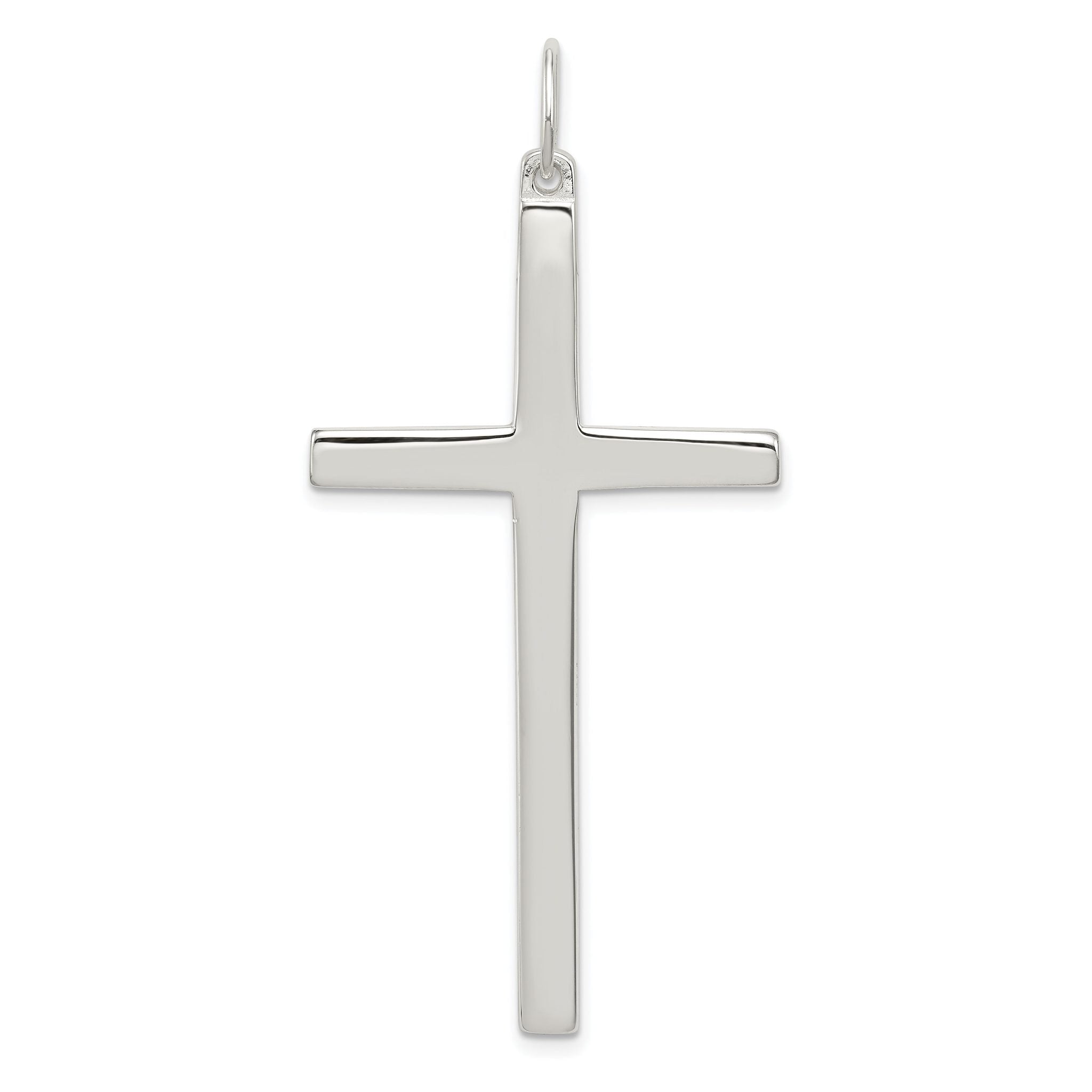 Sophia Jewelers Sterling Silver 925 Polished Latin Cross Pendant with Anti-Tarnish Finish