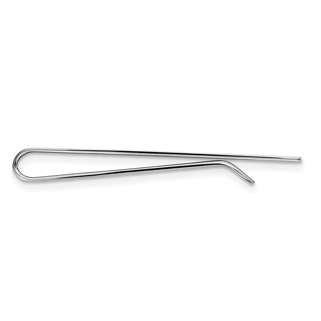 Polished Tie Bar & Money Clip in Stainless Steel