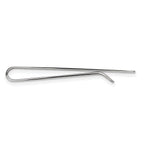 Polished Tie Bar & Money Clip in Stainless Steel