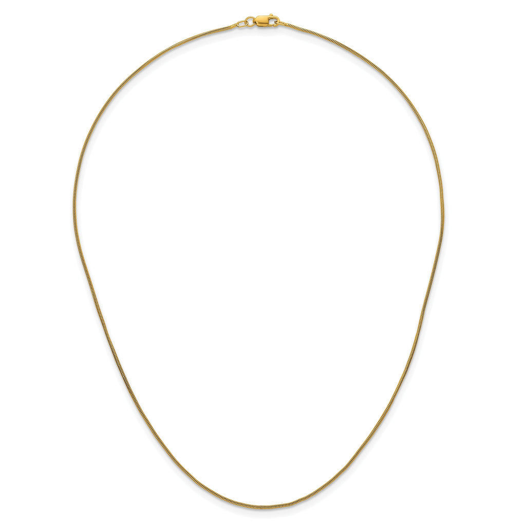 14K Gold Filled Snake Chain Necklace in 1.0mm Width