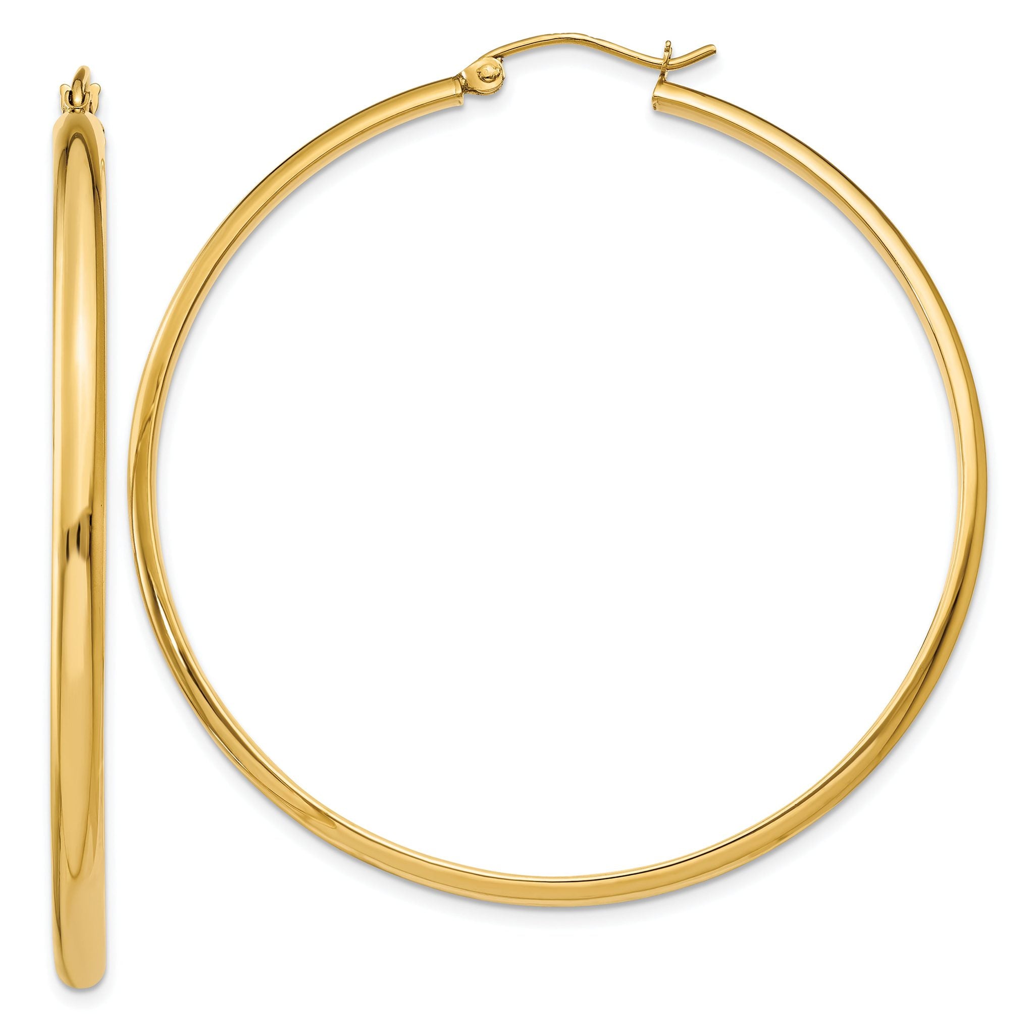 14k Polished Hoop Earring Main image