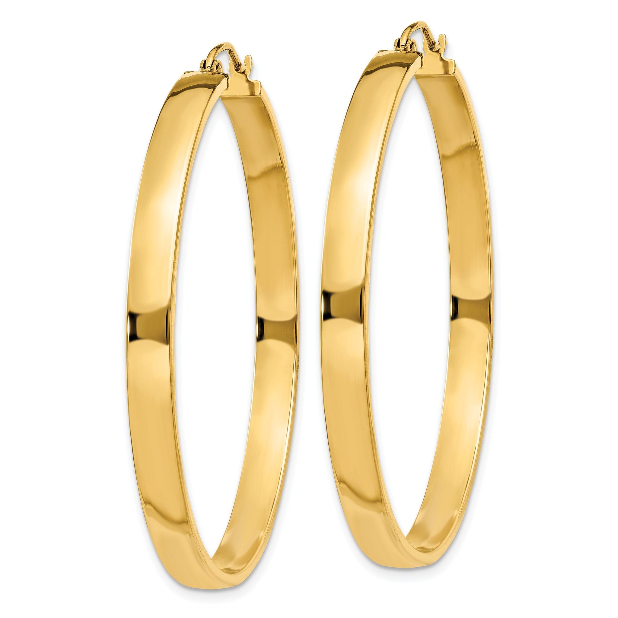 14k Polished Hoop Earring Secondary image
