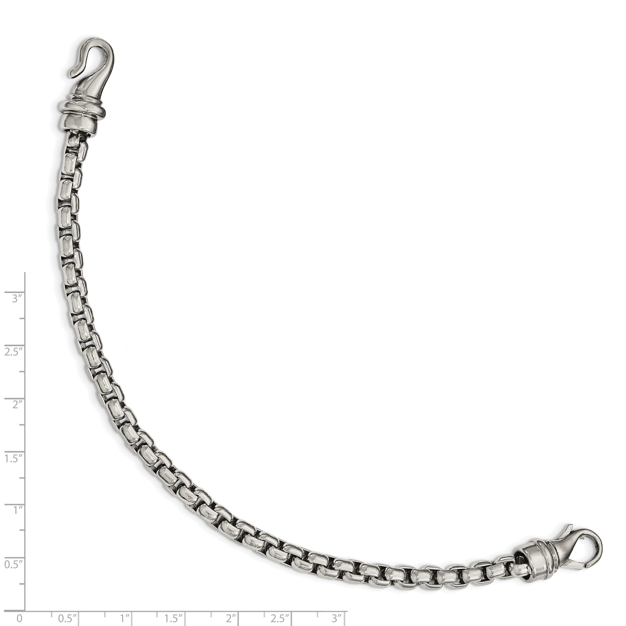 Stainless Steel Polished Bracelet for Men