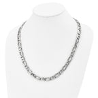 Sophia Jewelers Men's Polished Stainless Steel Necklace Gift Ready 24 Inch