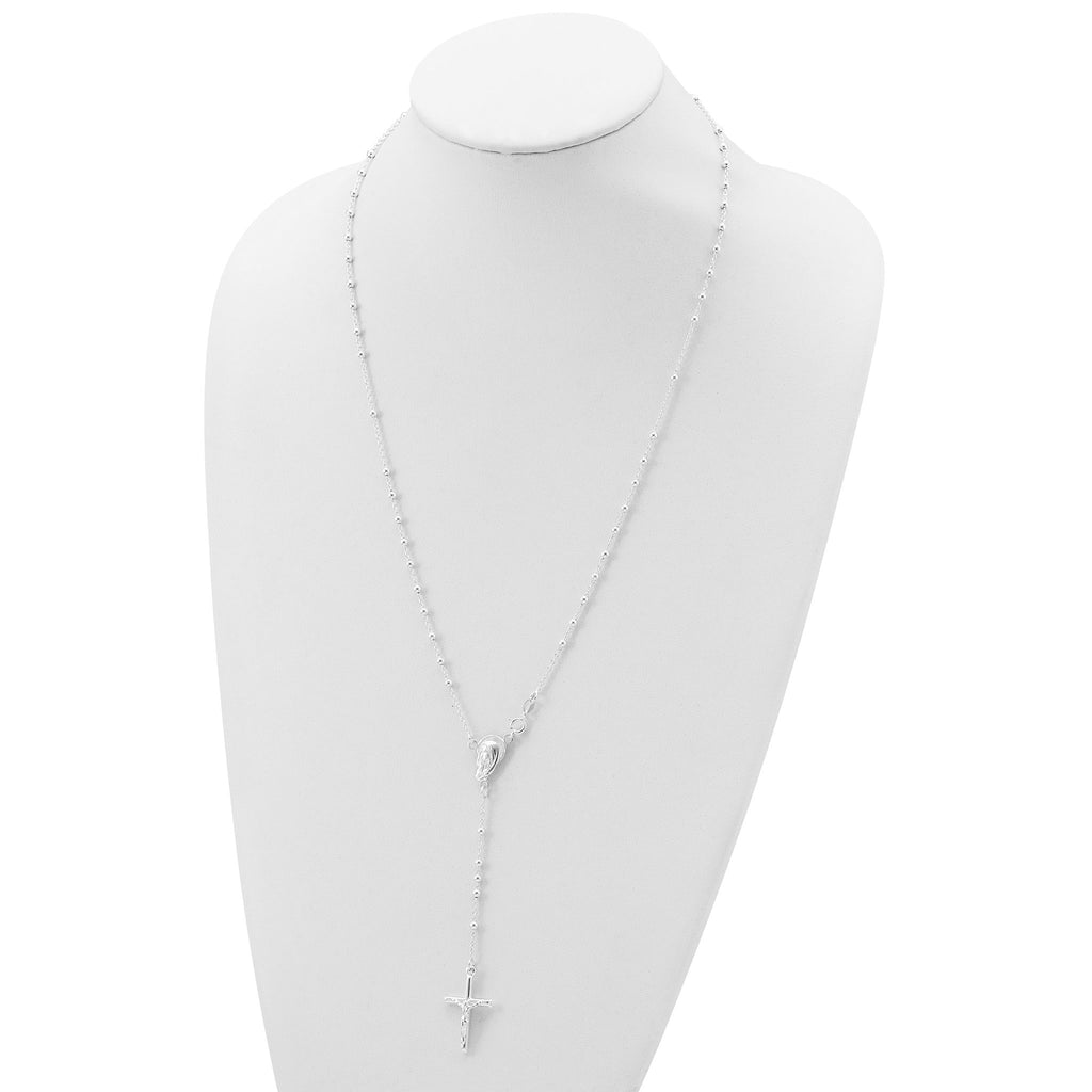 Crucifix Necklace in Sterling Silver