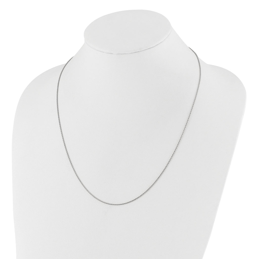 Diamond-Cut Spiga Chain in Sterling Silver, Adjustable