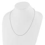 Diamond-Cut Spiga Chain in Sterling Silver, Adjustable