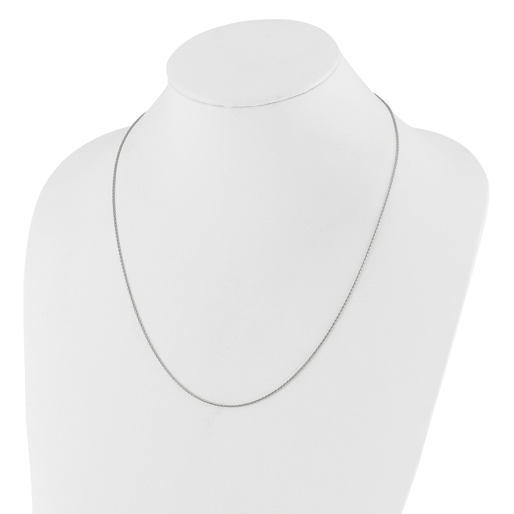 Diamond-Cut Spiga Chain in Sterling Silver, Adjustable