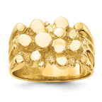 10K Men's Nugget Ring