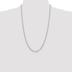 Rolo Chain Necklace in Sterling Silver, 3.5mm