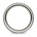 Edward Mirell Titanium Wedding Band with Polished Beveled Edge