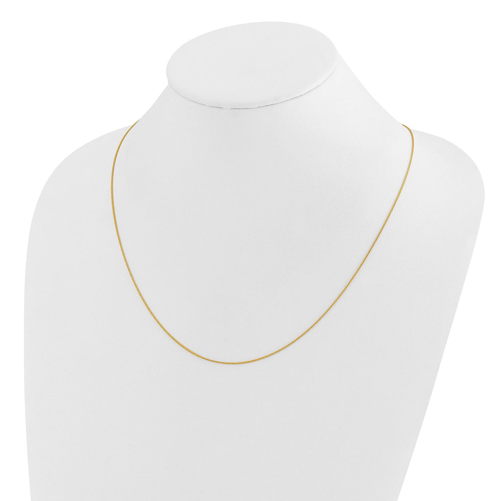 14K Adjustable .85mm Wheat Chain