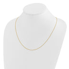 14K Adjustable .85mm Wheat Chain