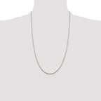 Snake Chain Necklace in Sterling Silver, 1.25mm