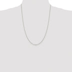 Diamond-Cut Rolo Cable Chain in Sterling Silver