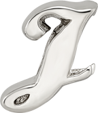 Sterling Silver Reflections Letter J Script Bead