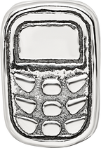 Sterling Silver Reflections Cell Phone Bead