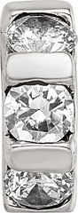 Sterling Silver Reflections CZ Bead
