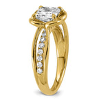 Clover Princess Lab-Grown Diamond Engagement Ring in 14K Yellow Gold (1 3/4 ct. tw.), Size 7 - Sophia Jewelers