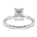 Emerald-Cut Lab-Grown Diamond Engagement Ring in 14K White Gold (1 5/8 ct. tw.), Size 7 - Sophia Jewelers