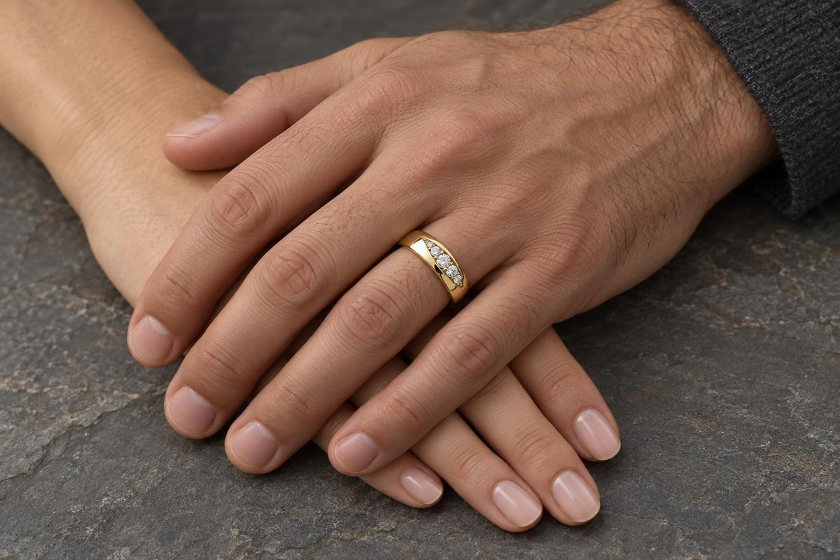 His Wedding Band - Sophia Jewelers