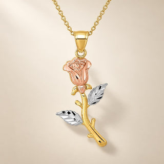 Flower 14K Gold Pendants - Sophia Jewelers